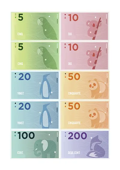 Argent Imprimer Pour Jouer Calendrier su