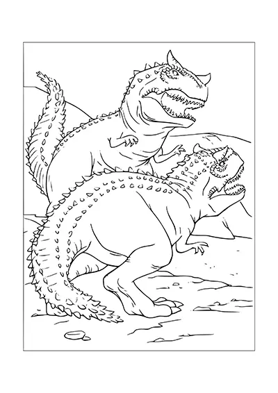 Dinosaur silhouette cutout pattern printable 06