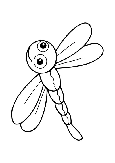 Libellule à imprimer Coloriage libellule à imprimer gratuit dessin 01