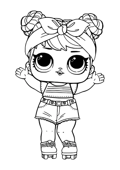 Printable LOL doll activity sheet 13