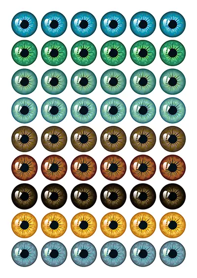 Yeux à imprimer 02