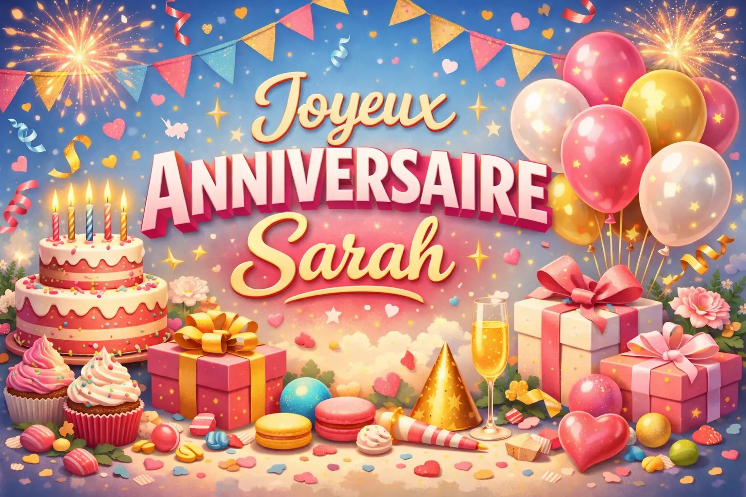Joyeux Anniversaire Sarah