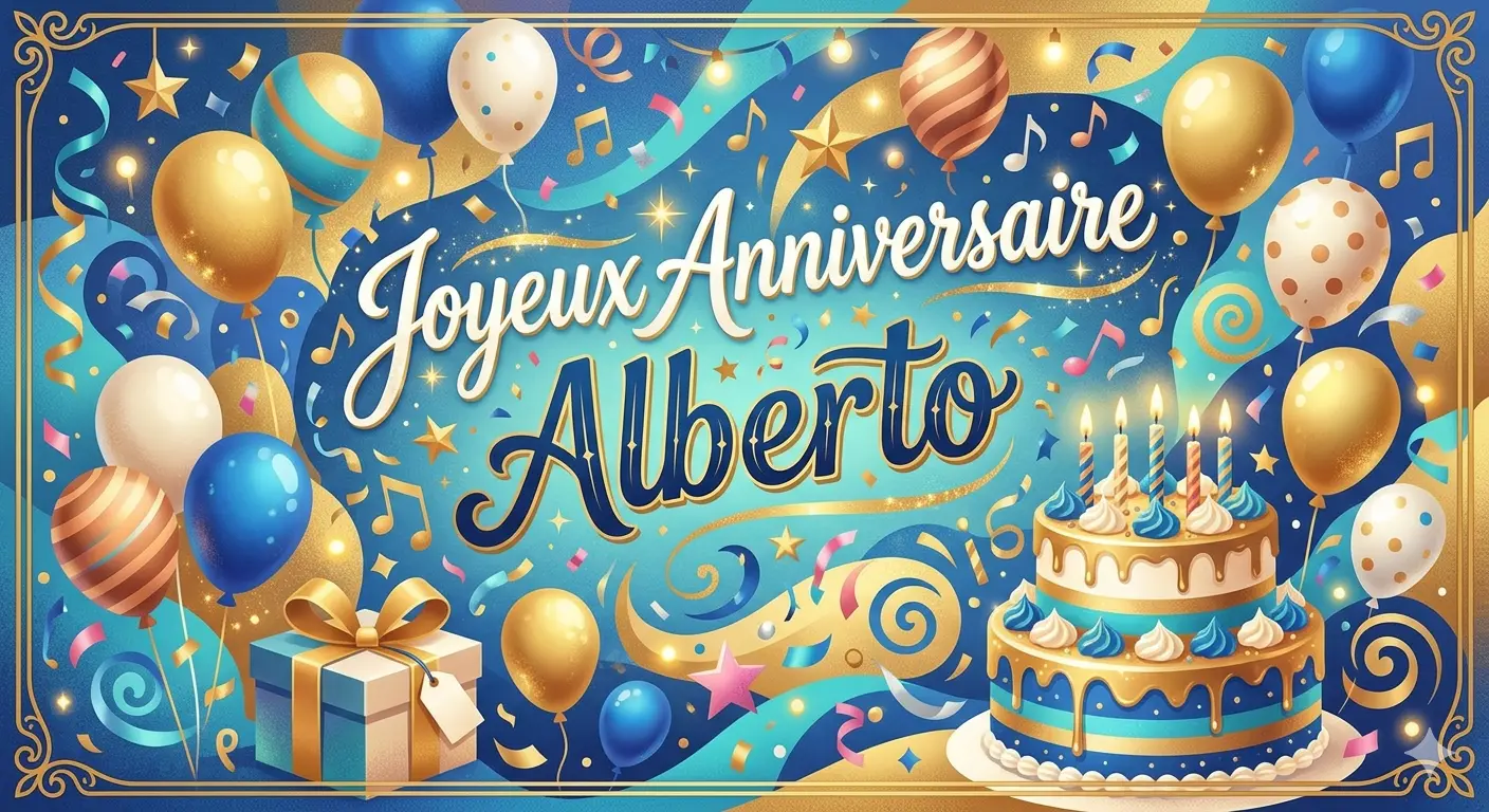 Joyeux Anniversaire Alberto