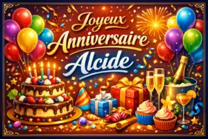 Joyeux Anniversaire Alcide Joyeux Anniversaire Alcide
