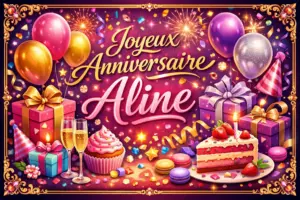 Joyeux Anniversaire Aline