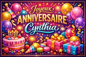 Joyeux Anniversaire Cynthia Joyeux Anniversaire Cynthia