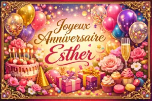 Joyeux Anniversaire Esther Joyeux Anniversaire Esther