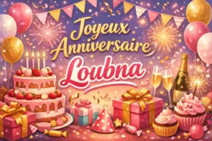 Joyeux Anniversaire Loubna