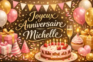 Joyeux Anniversaire Michelle