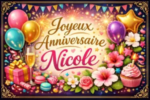 Joyeux Anniversaire Nicole