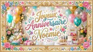 Joyeux Anniversaire Noemie