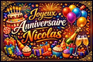 Joyeux Anniversaire Nicolas