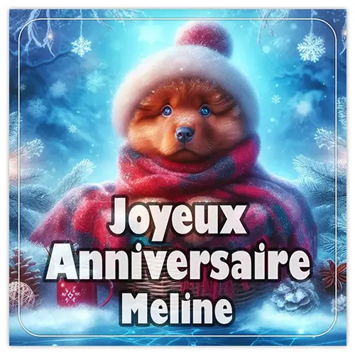 Joyeux Anniversaire Meline