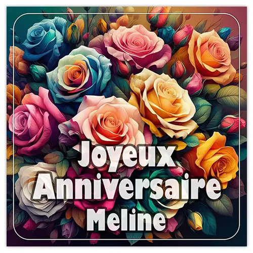 Joyeux Anniversaire Meline