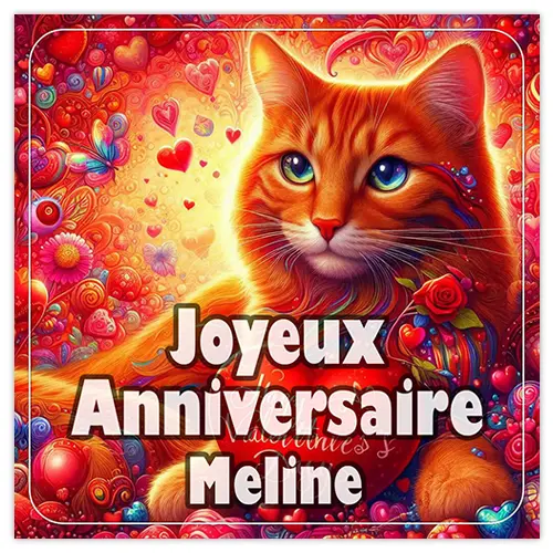 Joyeux Anniversaire Meline