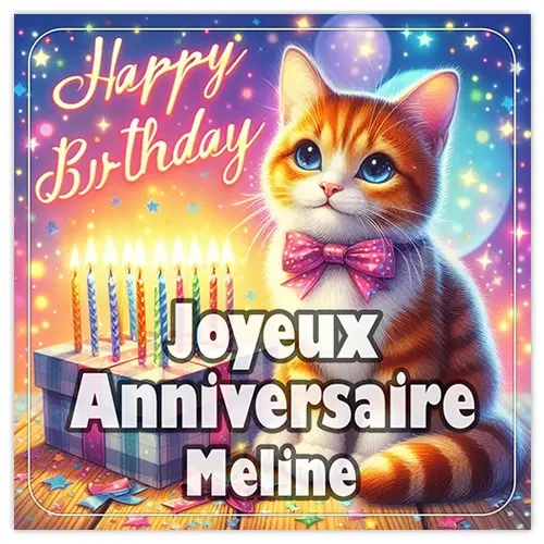 Joyeux Anniversaire Meline
