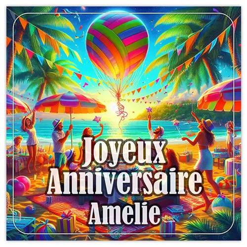 Joyeux Anniversaire Amelie