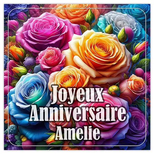 Joyeux Anniversaire Amelie