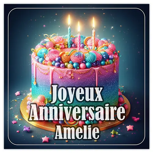 Joyeux Anniversaire Amelie