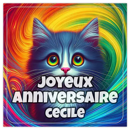 Joyeux Anniversaire Cecile