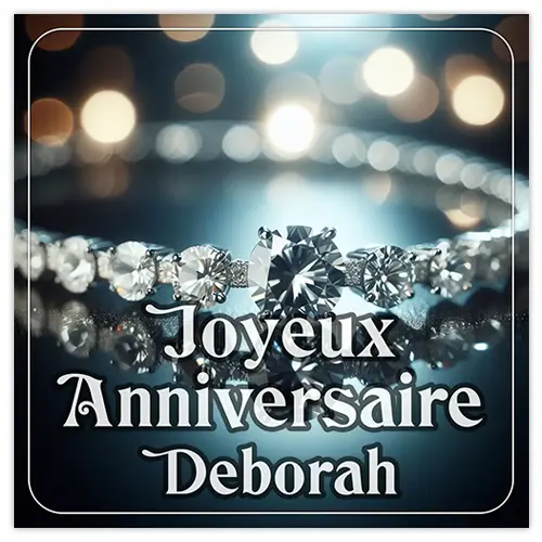 Joyeux Anniversaire Deborah