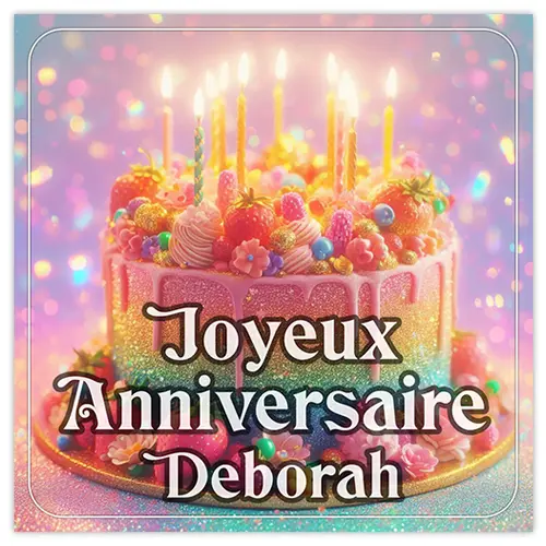 Joyeux Anniversaire Deborah