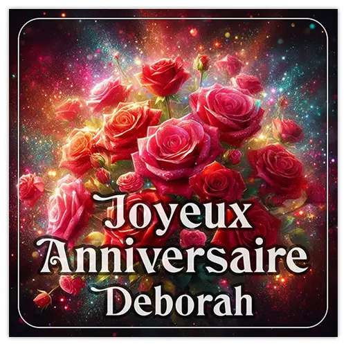 Joyeux Anniversaire Deborah