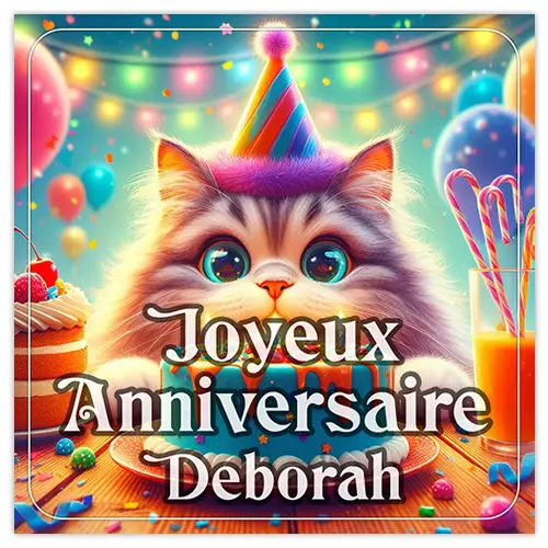 Joyeux Anniversaire Deborah