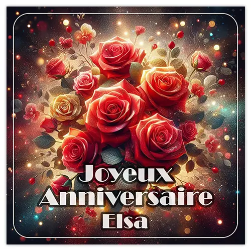 Joyeux Anniversaire Elsa