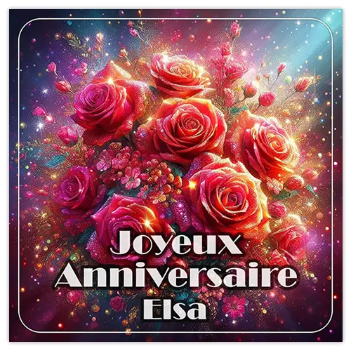 Joyeux Anniversaire Elsa