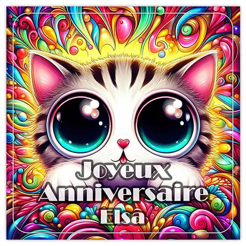 Joyeux Anniversaire Elsa