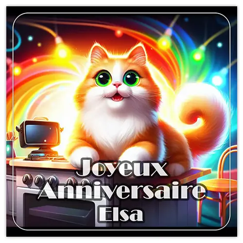 Joyeux Anniversaire Elsa