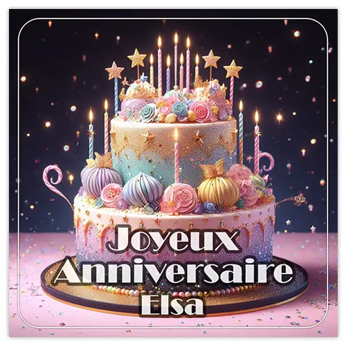 Joyeux Anniversaire Elsa