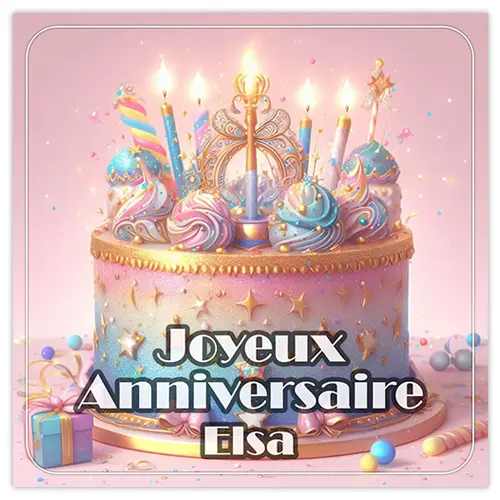Joyeux Anniversaire Elsa
