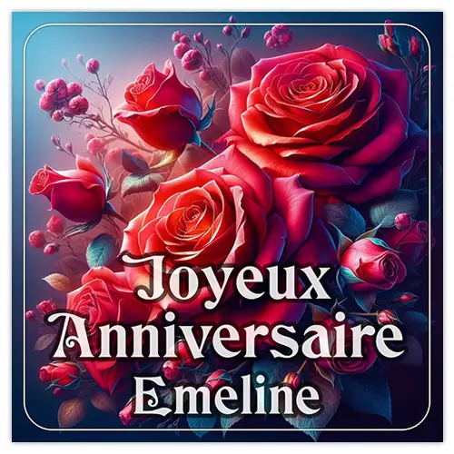 Joyeux Anniversaire Emeline