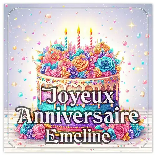 Joyeux Anniversaire Emeline