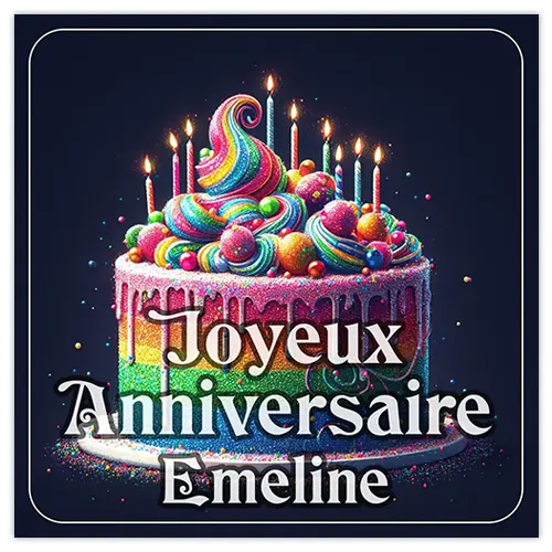 Joyeux Anniversaire Emeline