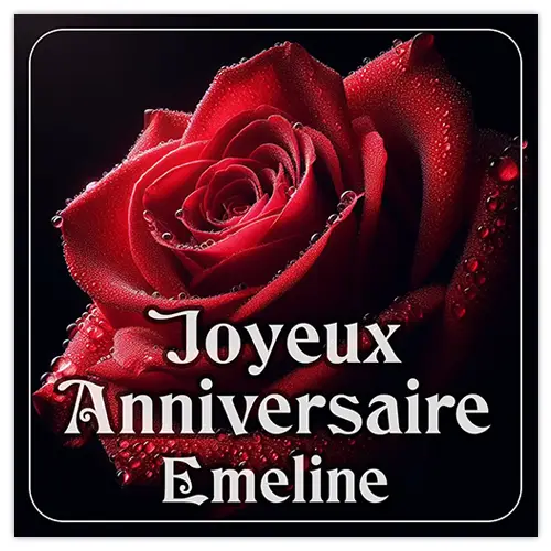 Joyeux Anniversaire Emeline