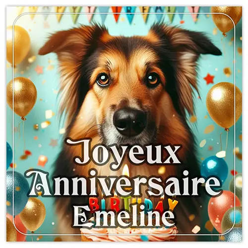 Joyeux Anniversaire Emeline
