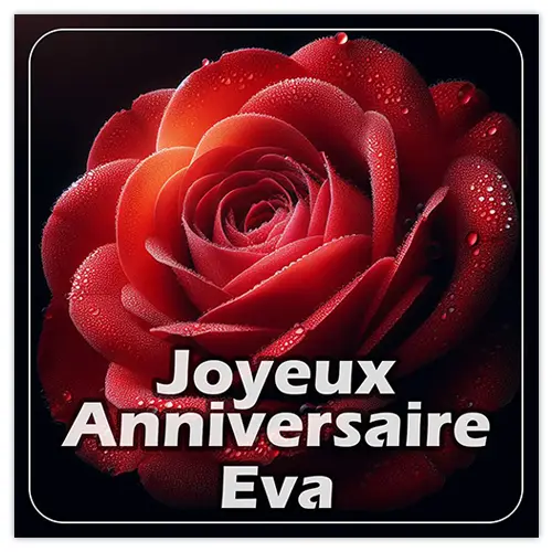 Joyeux Anniversaire Eva