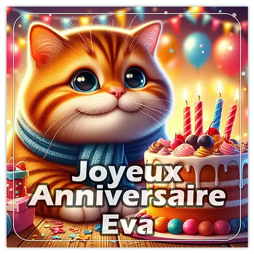 Joyeux Anniversaire Eva