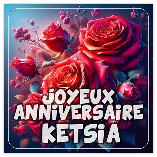 Joyeux Anniversaire Ketsia