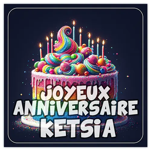 Joyeux Anniversaire Ketsia