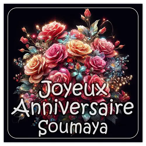 Joyeux Anniversaire Soumaya