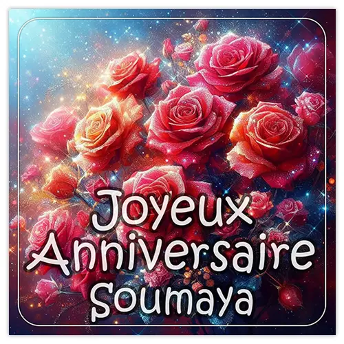 Joyeux Anniversaire Soumaya