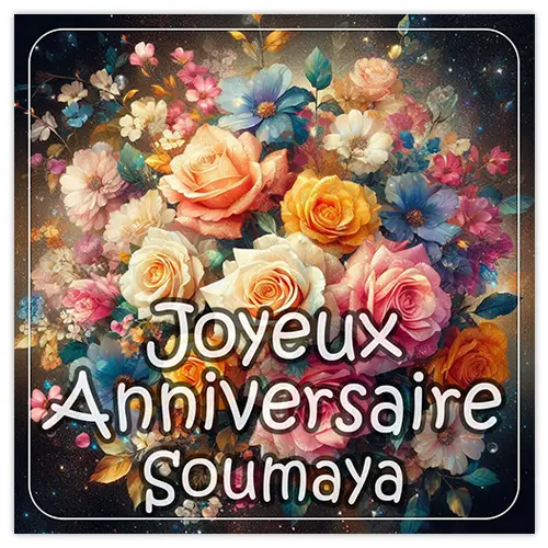 Joyeux Anniversaire Soumaya