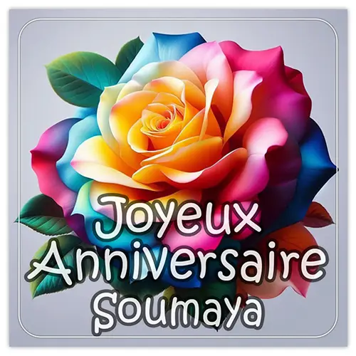 Joyeux Anniversaire Soumaya