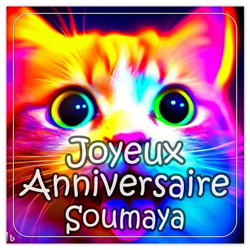 Joyeux Anniversaire Soumaya