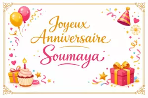 Joyeux Anniversaire Soumaya Joyeux Anniversaire Soumaya