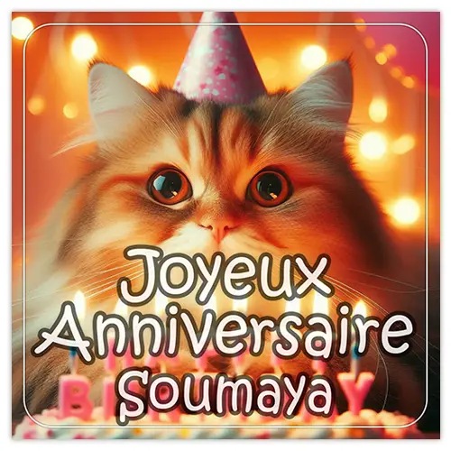 Joyeux Anniversaire Soumaya